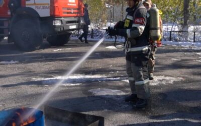 Павлодарские спасатели устроили мастер-класс для журналистов