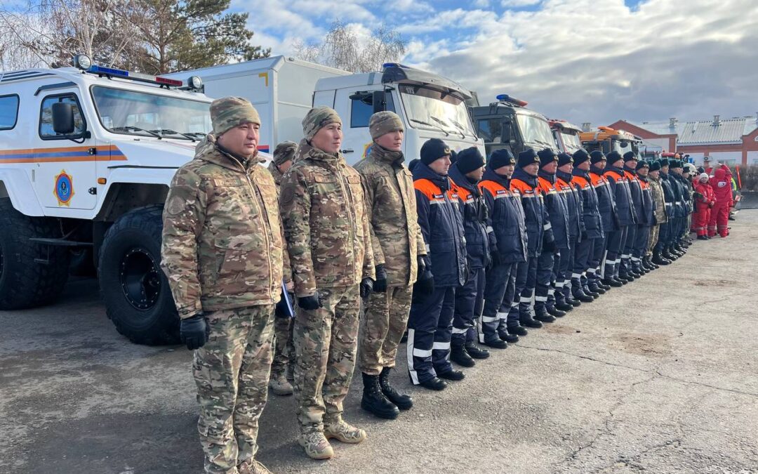 Экстренные службы Павлодарской области провели учения на случай зимних ЧС